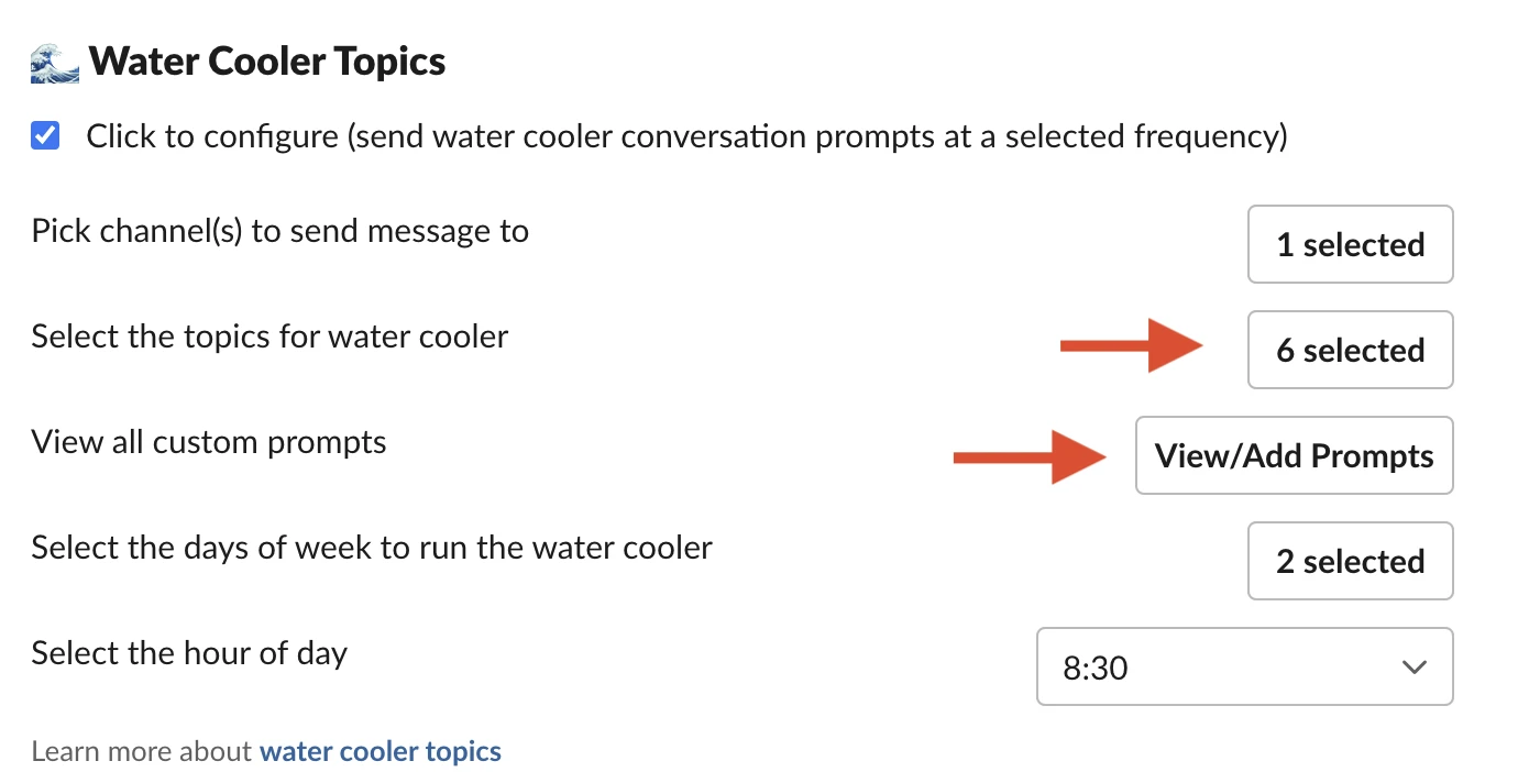 watercooler topics