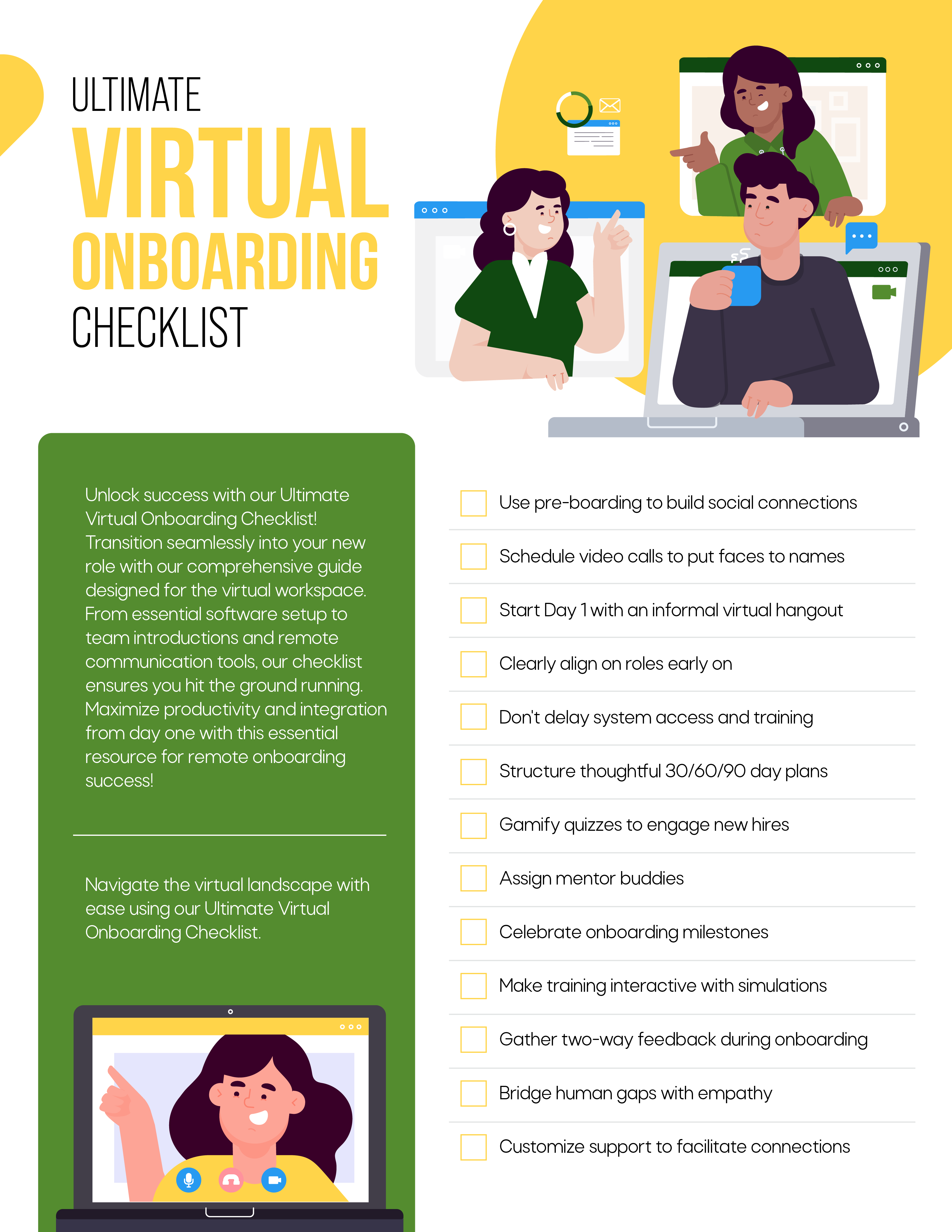 Virtual Onboarding Checklist 