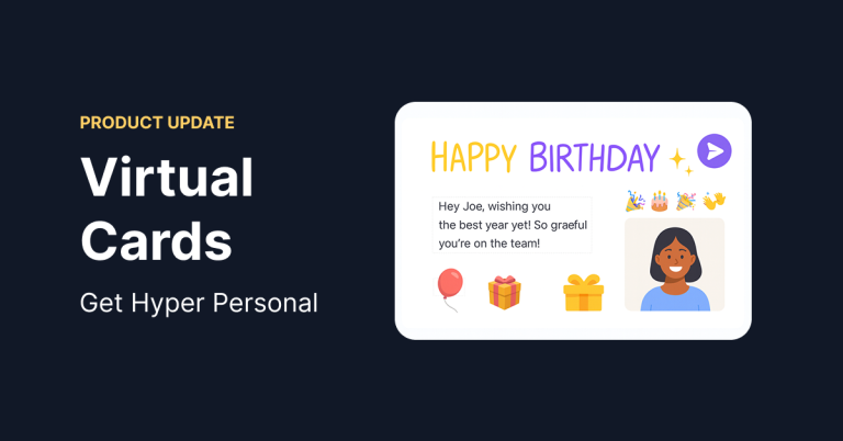 Virtual Birthday & Work Anniversary Cards